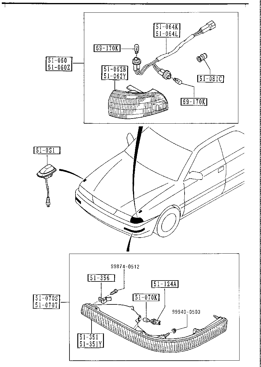 Front Combination Lamps