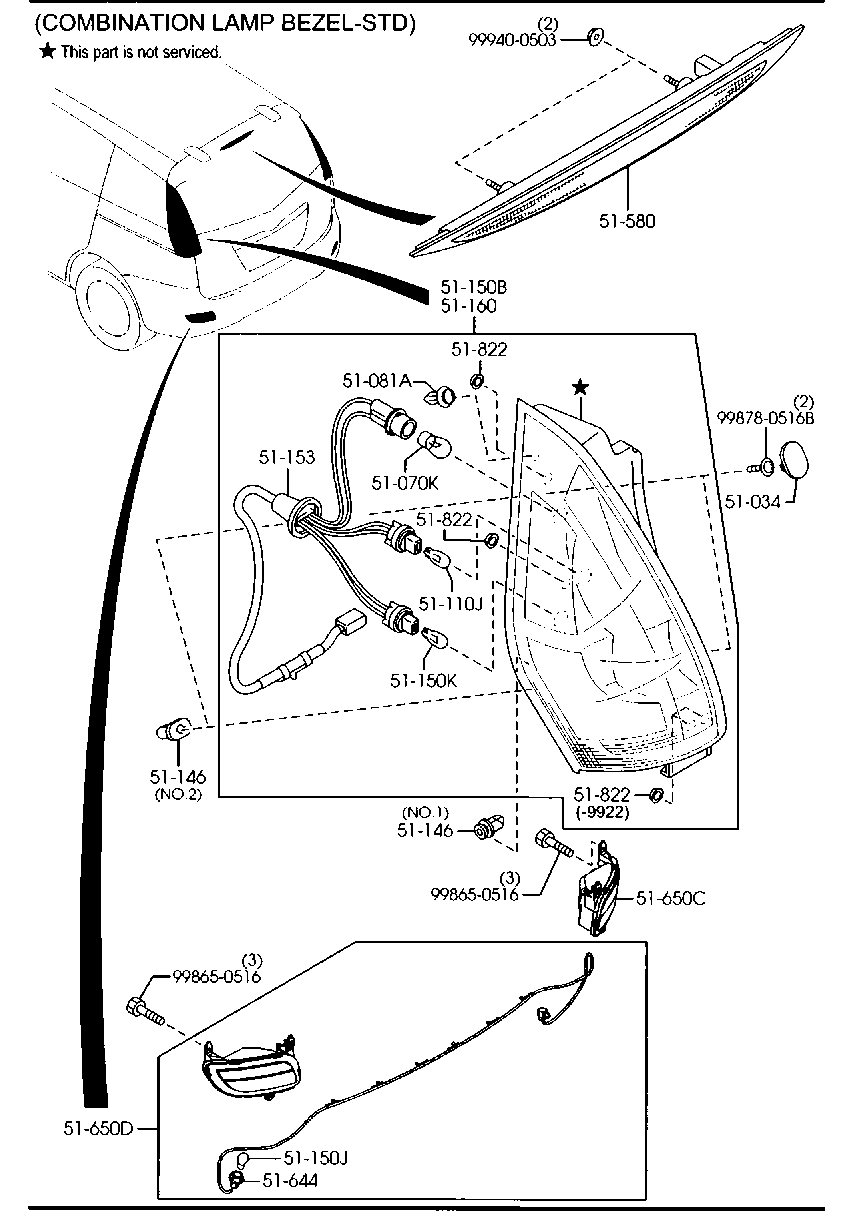 Rear Combination Lamps
