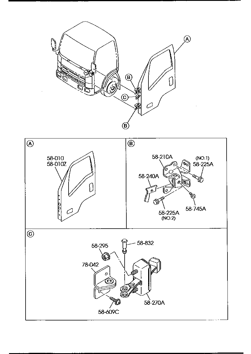1K02-58-270 Genuine Mazda Door Checker (R) | Megazip