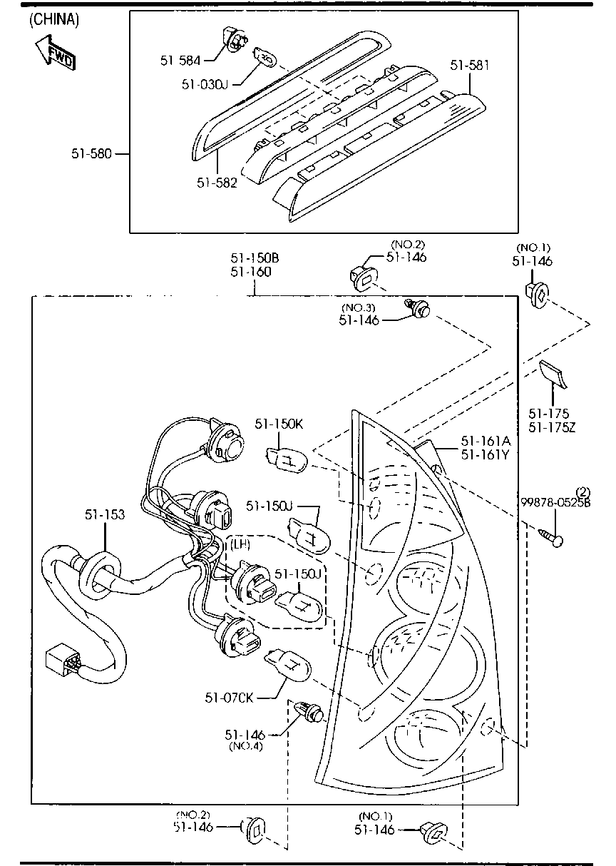 Rear Combination Lamps