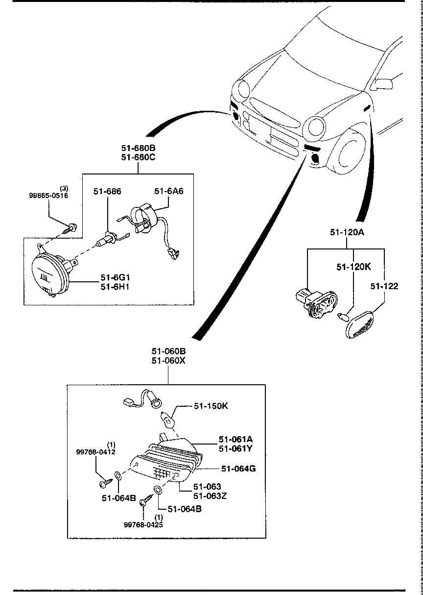 Front Combination Lamps