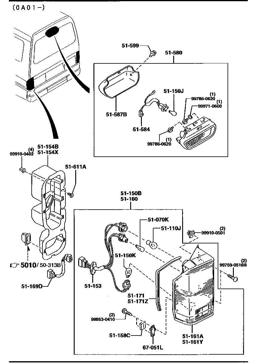 Rear Combination Lamps