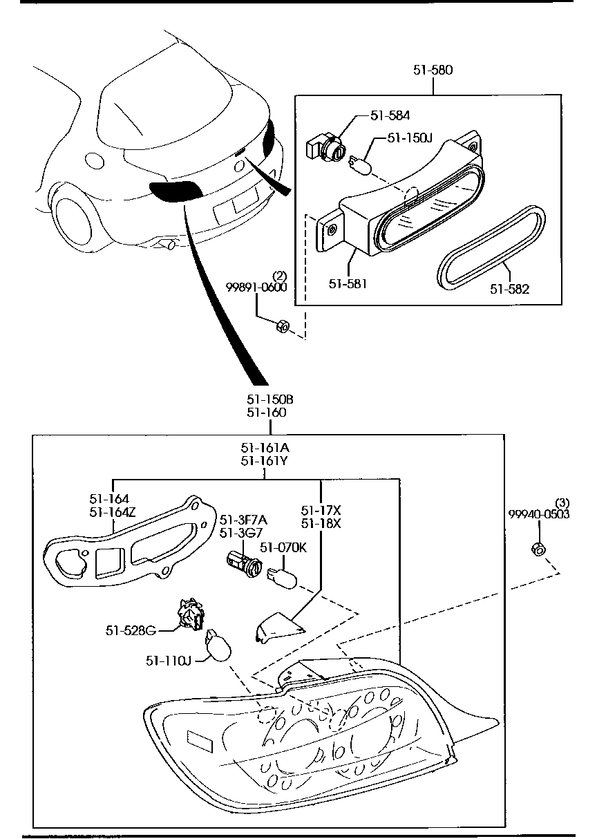 Rear Combination Lamps