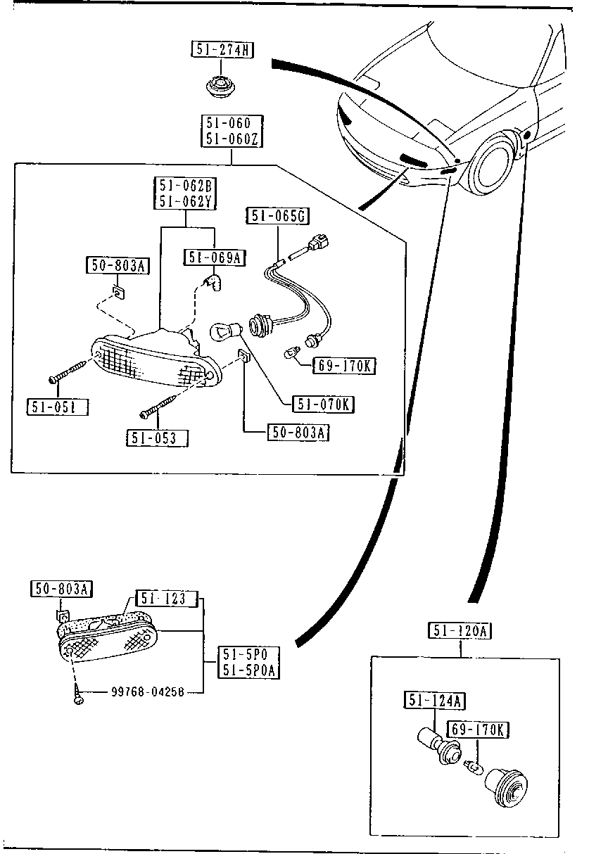 Front Combination Lamps