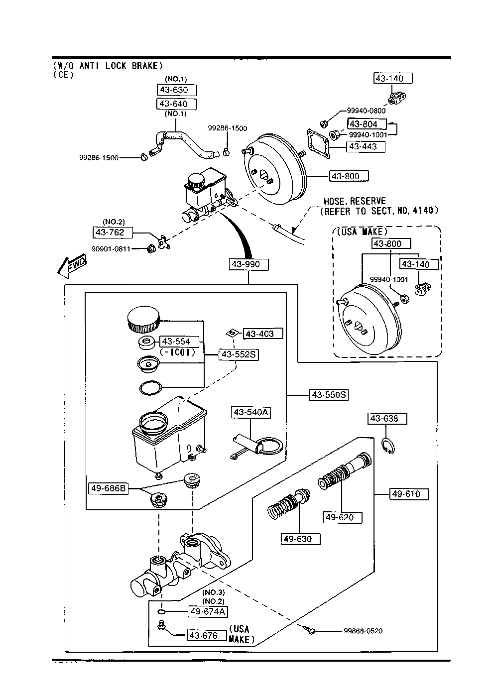 Brake Master Cylinder & Power Brake