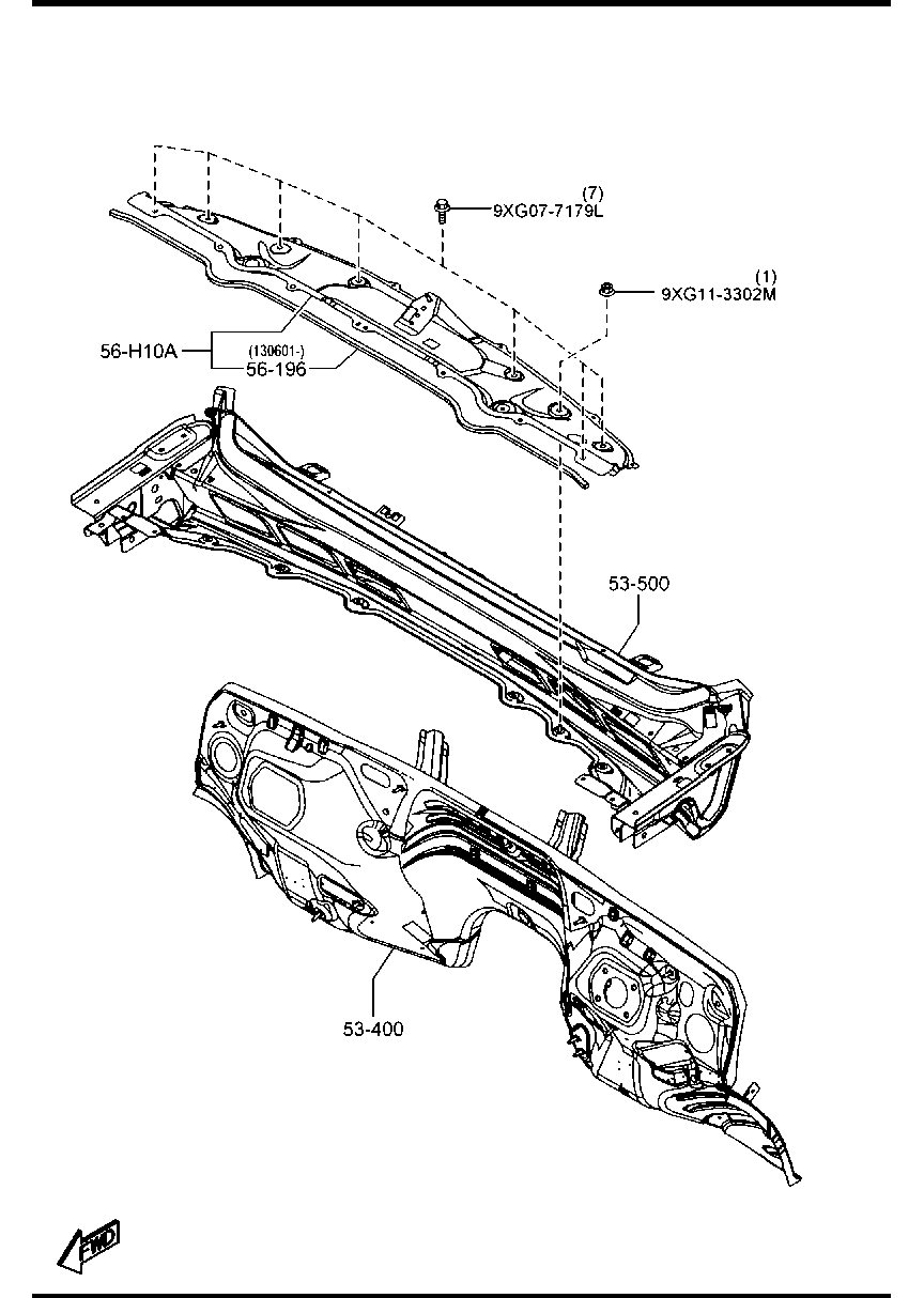 Paneles de capó del tablero de la cubierta del radiador