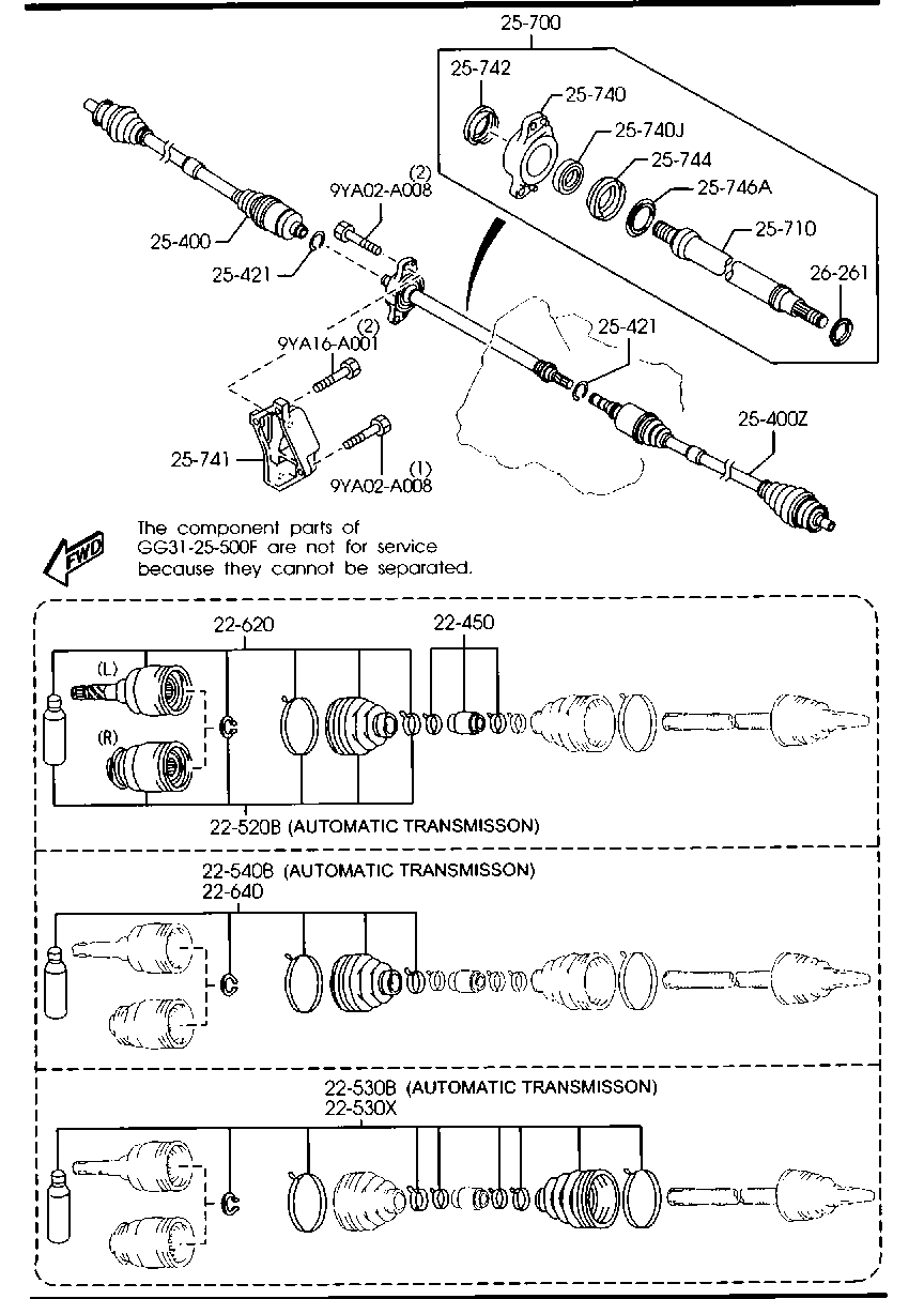 Front Drive Shafts