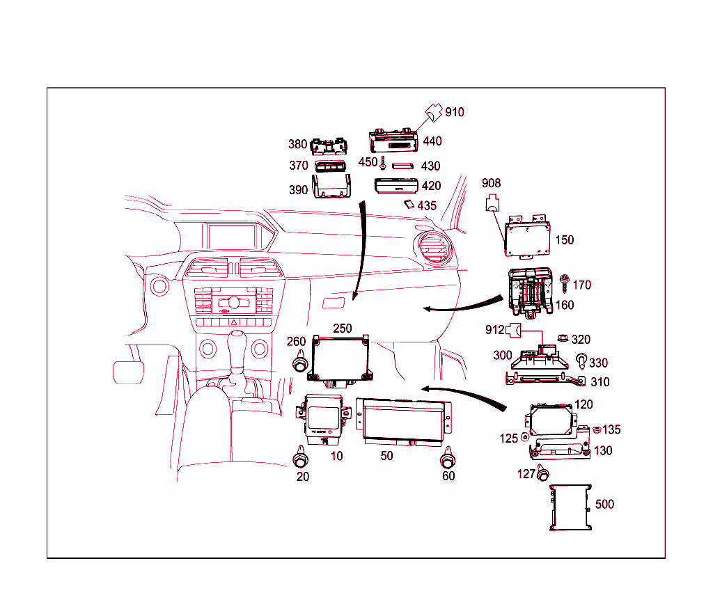 Electrical Compartment In Co-Driver`s Legroom