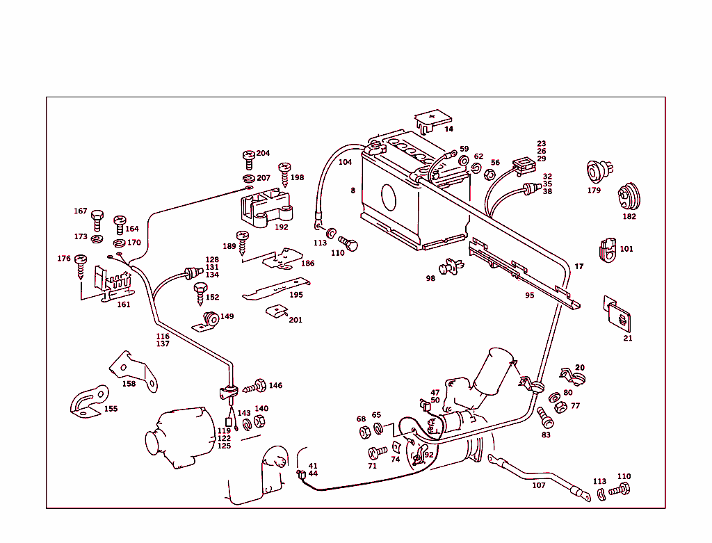 Battery,Starter/Alternator Cable