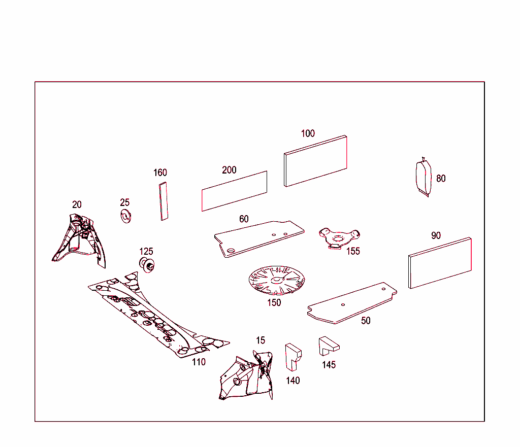 Insulation In Luggage Compartment And Rear End Pillar