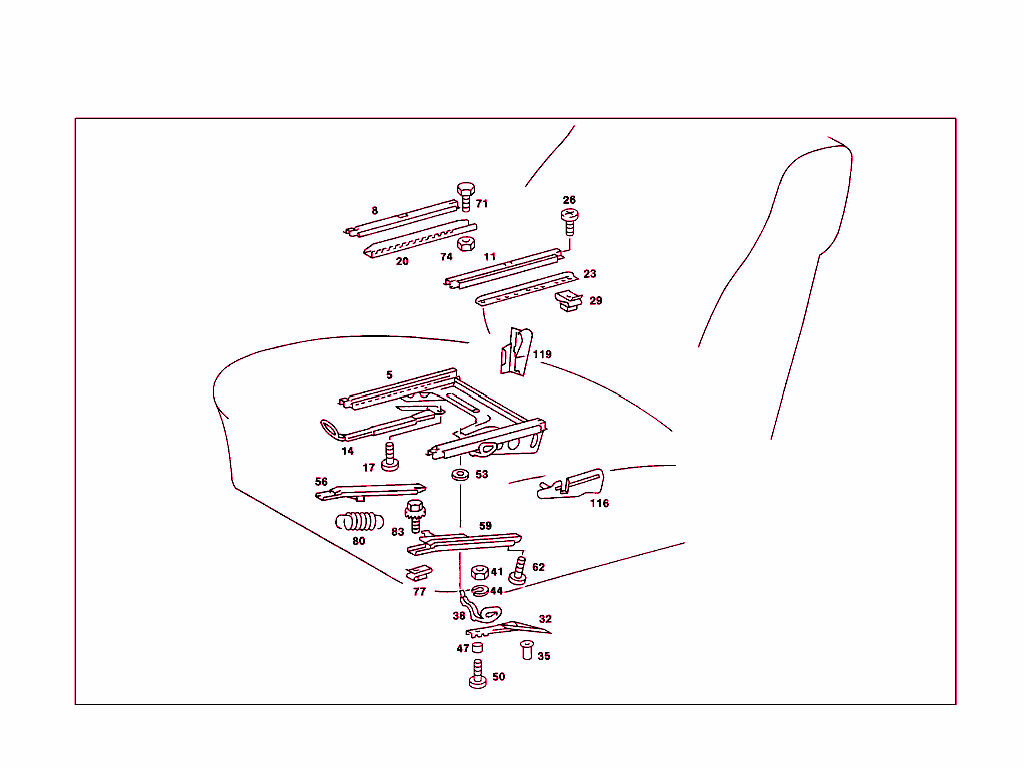 Seat Adjustment W/Height Adjustment, Up To Model Year 9/79