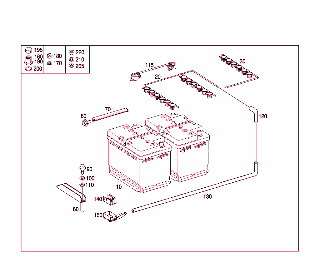 Battery,Starter/Alternator Cable