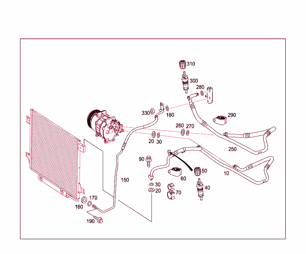 Refrigerant Line Arrangement