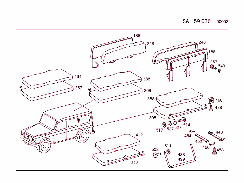 Longitudinal Seat Bench