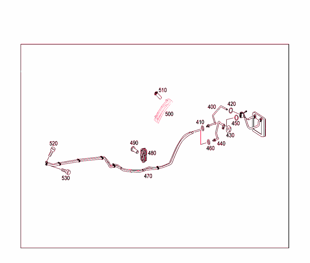 Refrigerant Line Arrangement