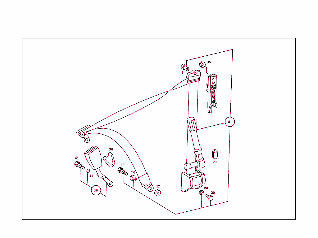 Front Seat Safety Belt