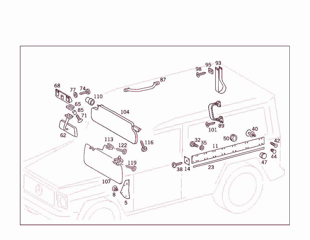 Roof Attachment Parts,Door Edge Guard Sections,Panelling
