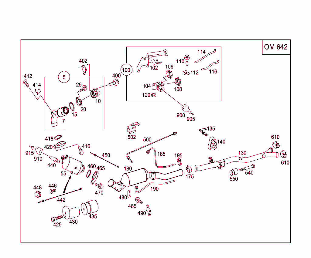 Exhaust System For Six-Cylinder Diesel Vehicles