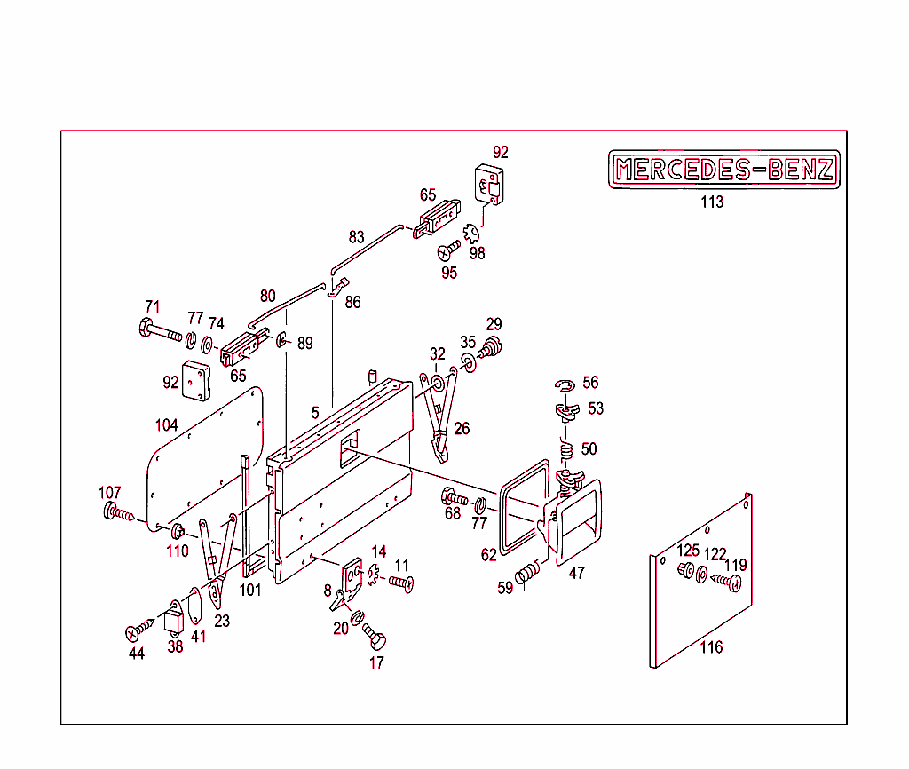 Open Type Vehicle Tailgate