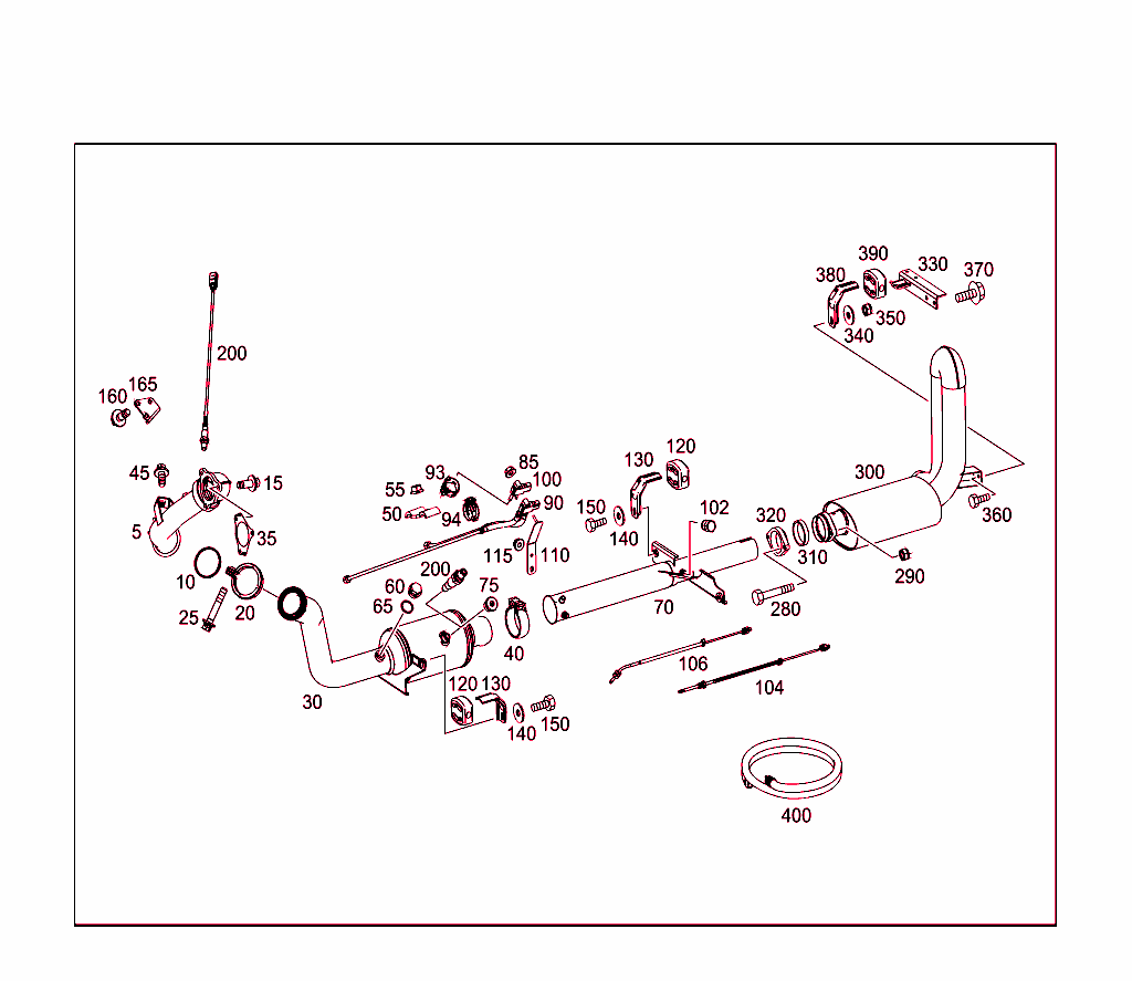 Exhaust System For Six-Cylinder Diesel Vehicles
