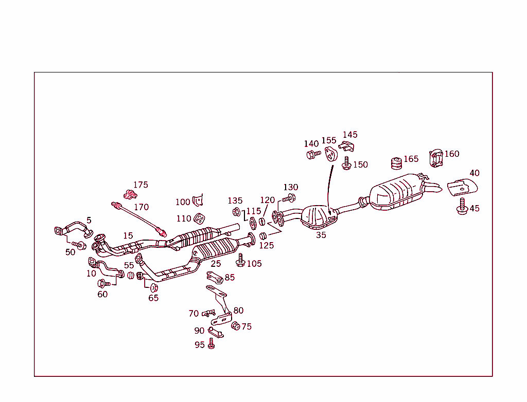 Exhaust System Used On Twelve-Cylinder Gasoline Vehicles