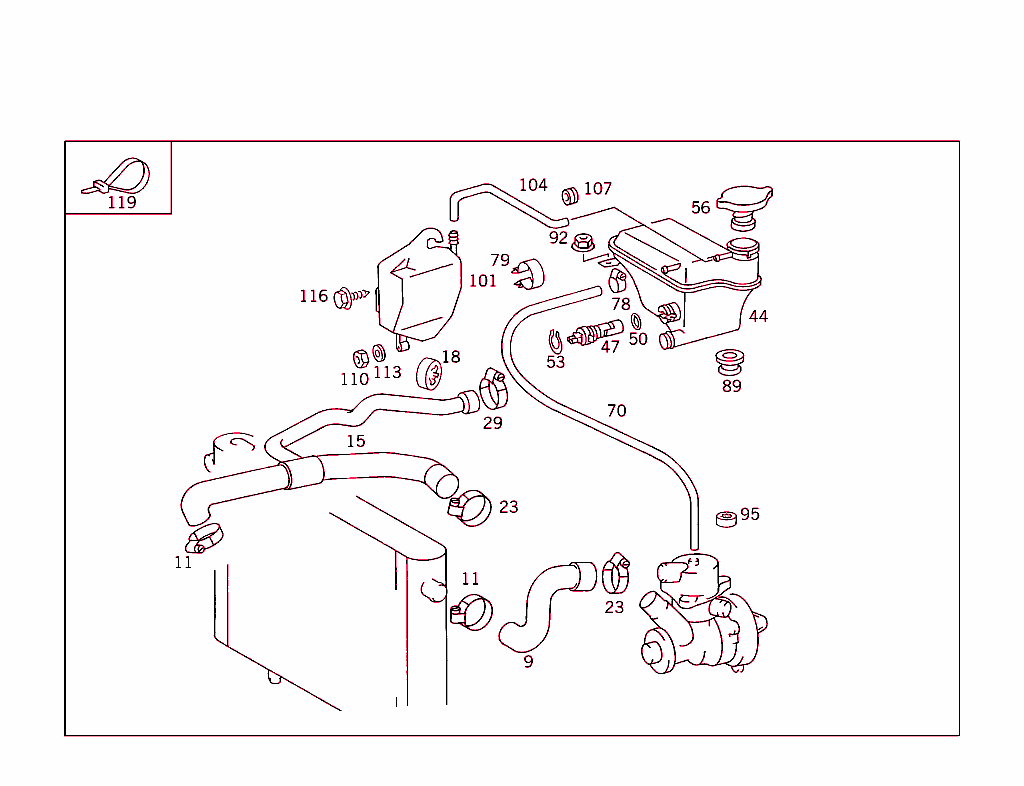 Expansion Tank,Mounting And Hoses
