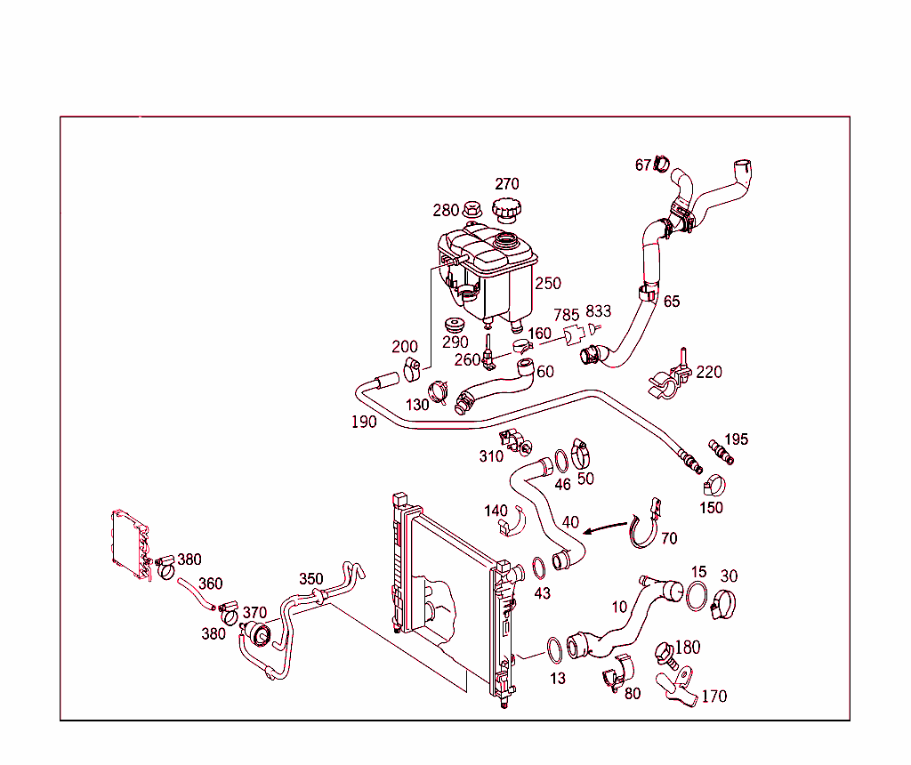 Expansion Tank,Mounting And Hoses