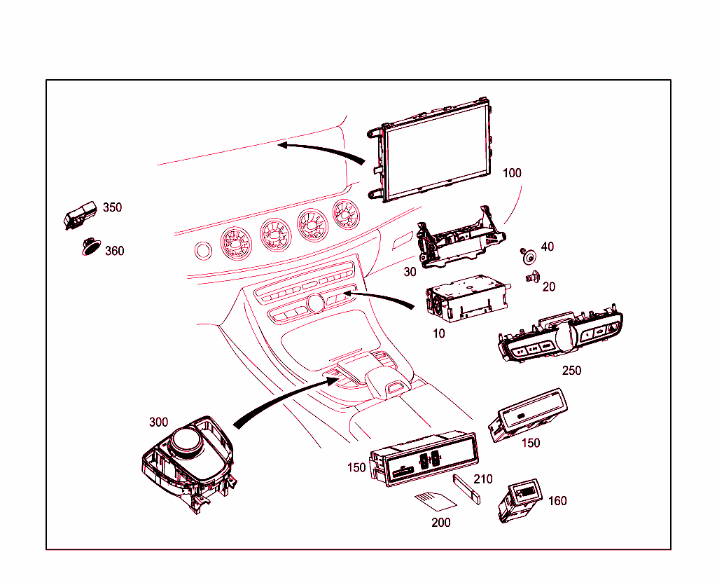 Radio, Operating And Display Unit