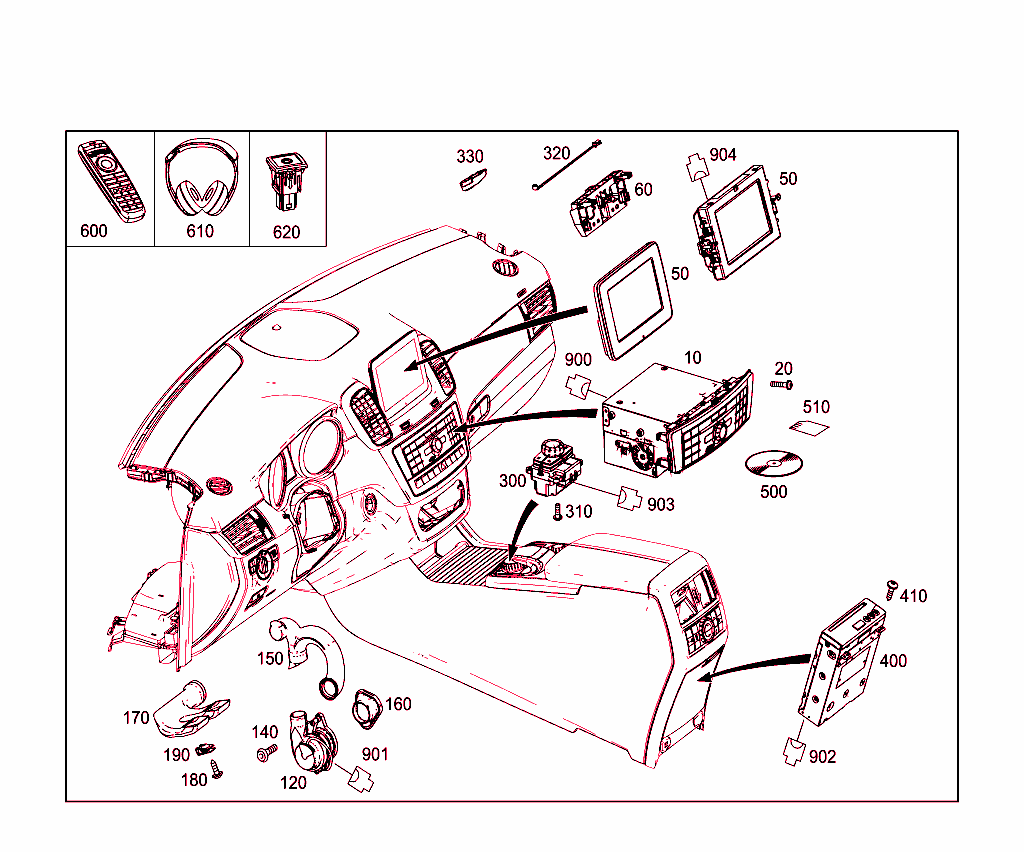Radio, Operating And Display Unit