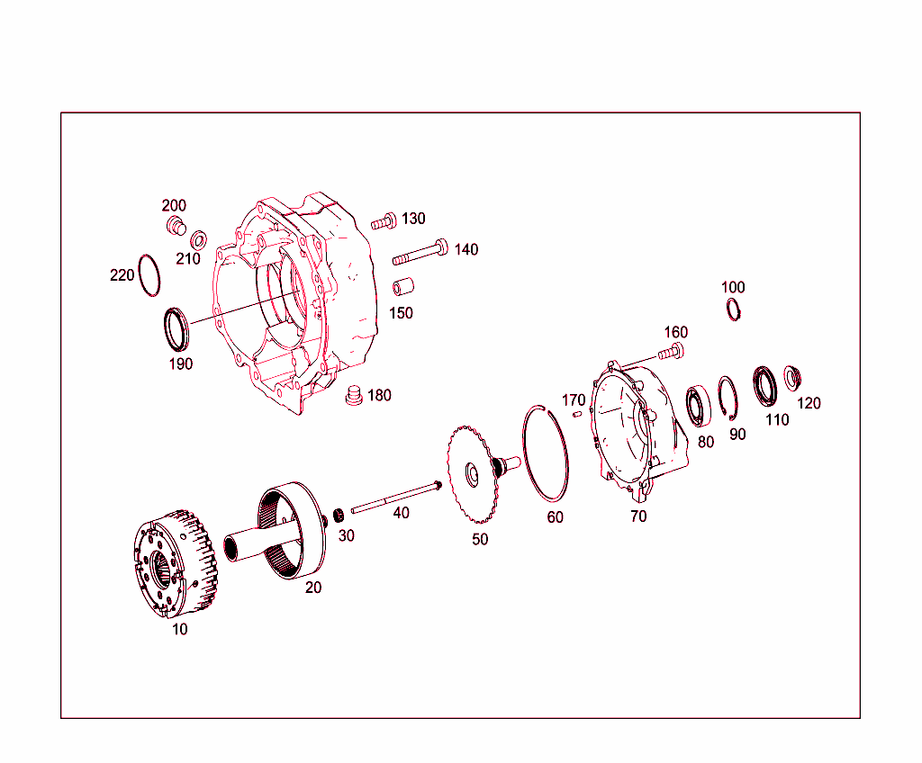 Transfer Case Interior Parts