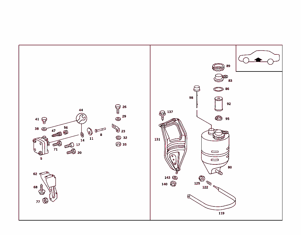 Oil Tank & Valves Of Hydraulic System