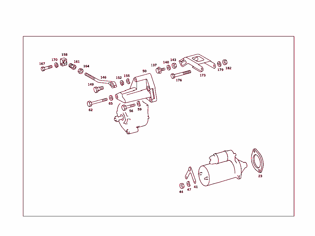 Attachment Parts For Starting Motor & Alternator