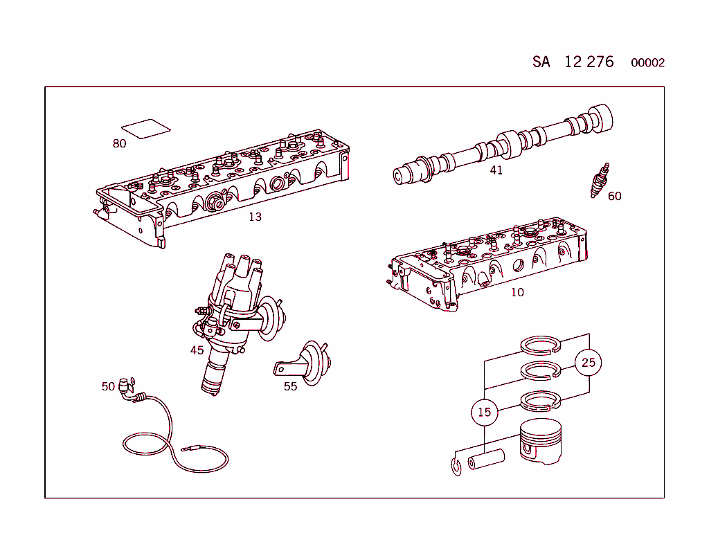 Low Compression Ratio (For M102/M 103 One-Belt Drive,See Standard Microfiche)