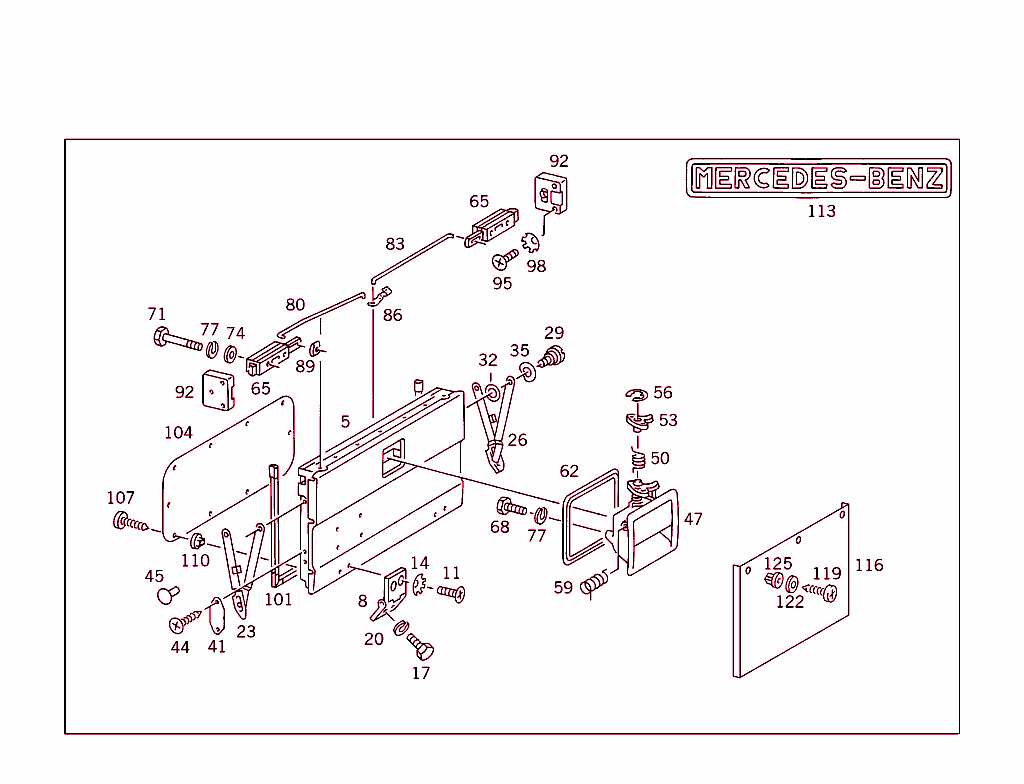 Open Type Vehicle Tailgate
