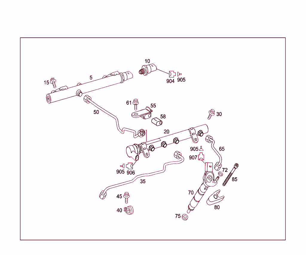 Nozzle Holder,Lines & Attachment Parts