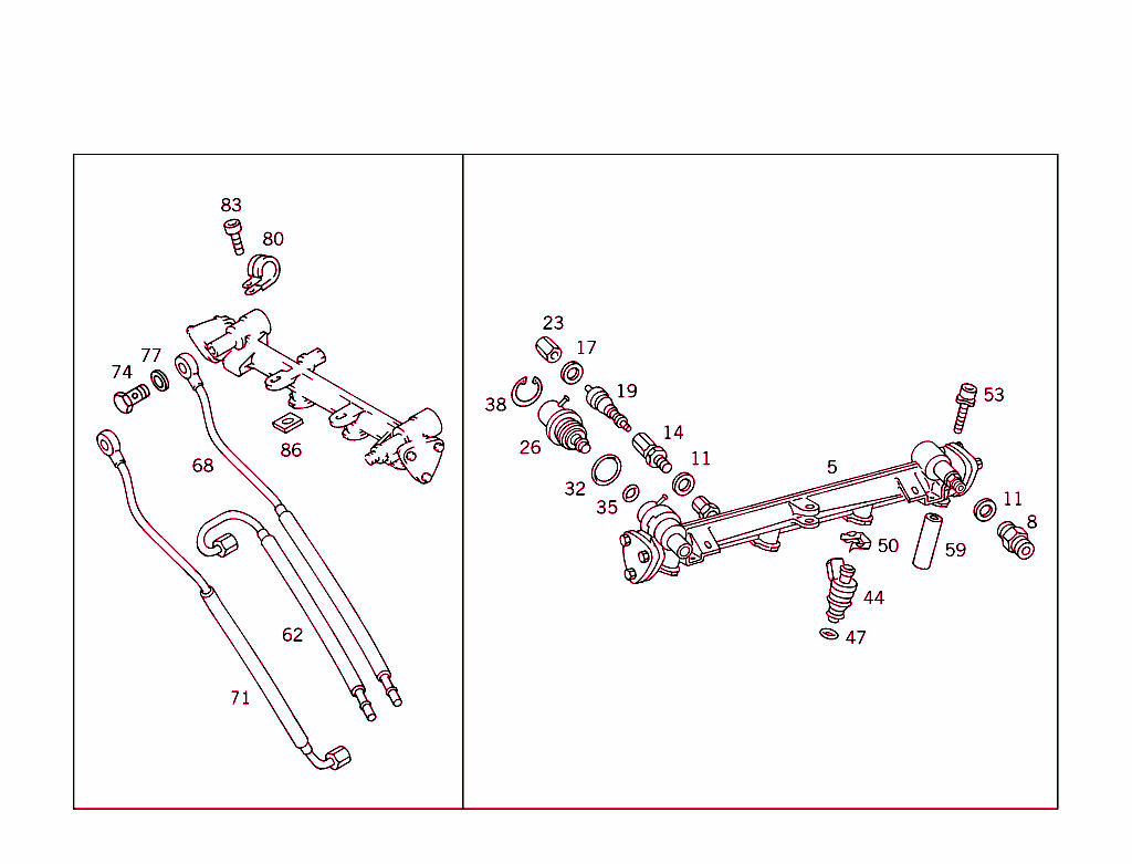 Injection Valves,Fuel Distributor; Used With Motronic