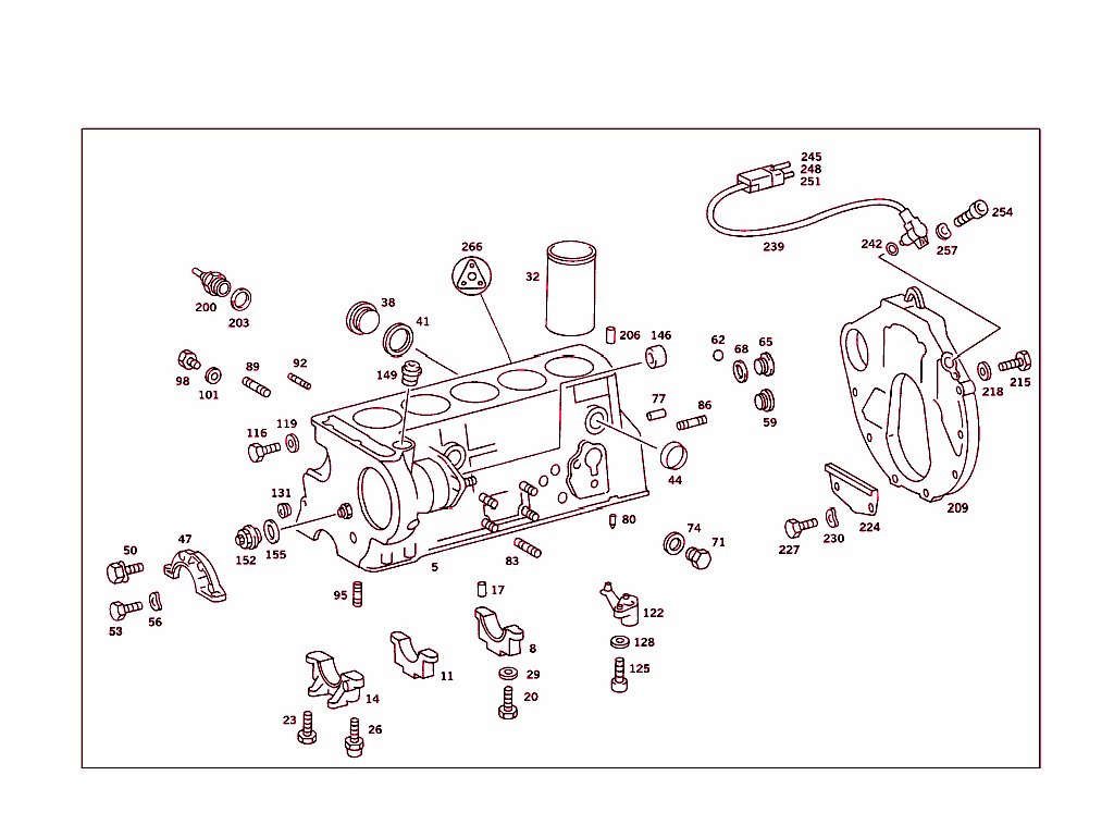 Cylinder Crankcase,Cover,Gasket Kit