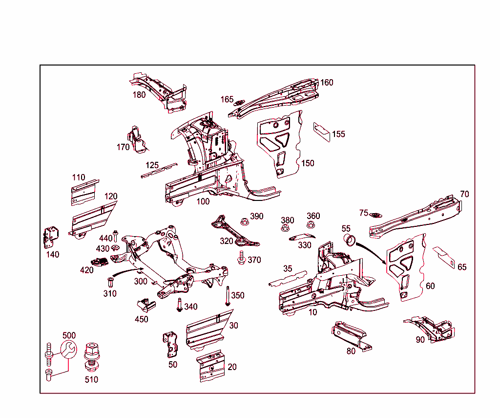Wheelhouse,Front Subframe