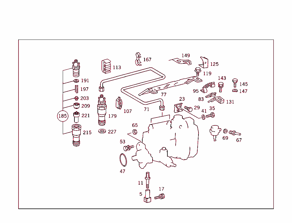 Nozzle Holder,Lines & Attachment Parts