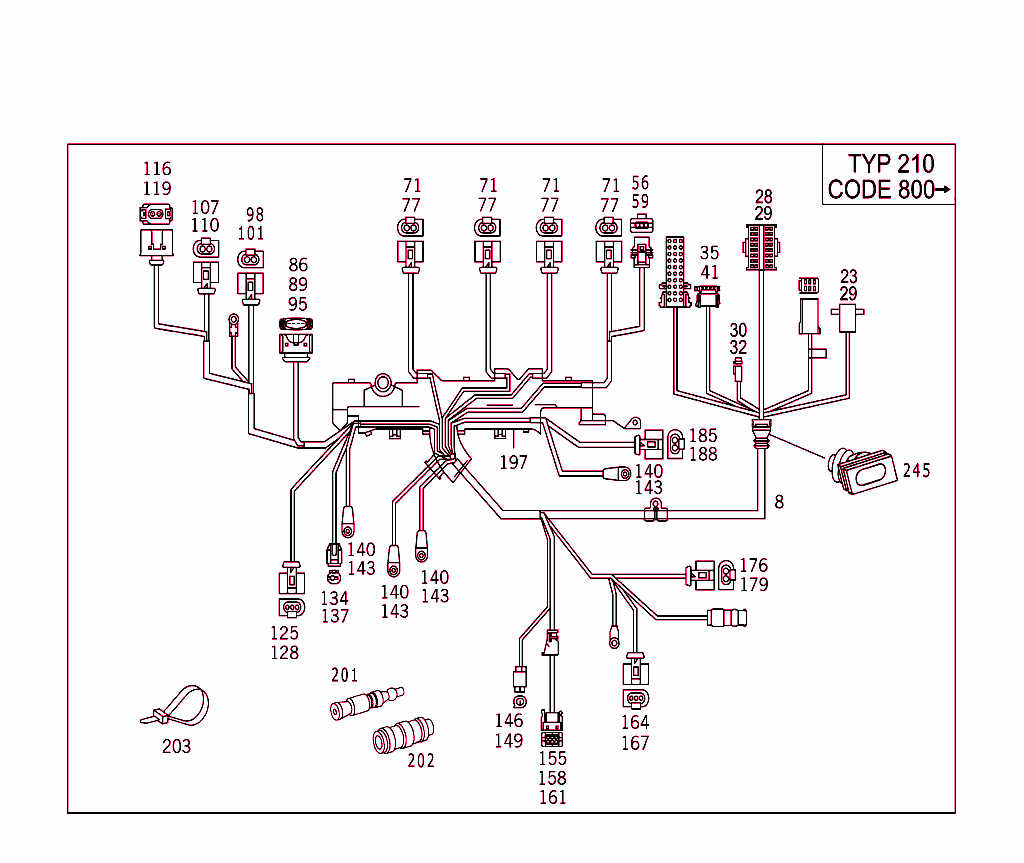 Engine Cable Harness