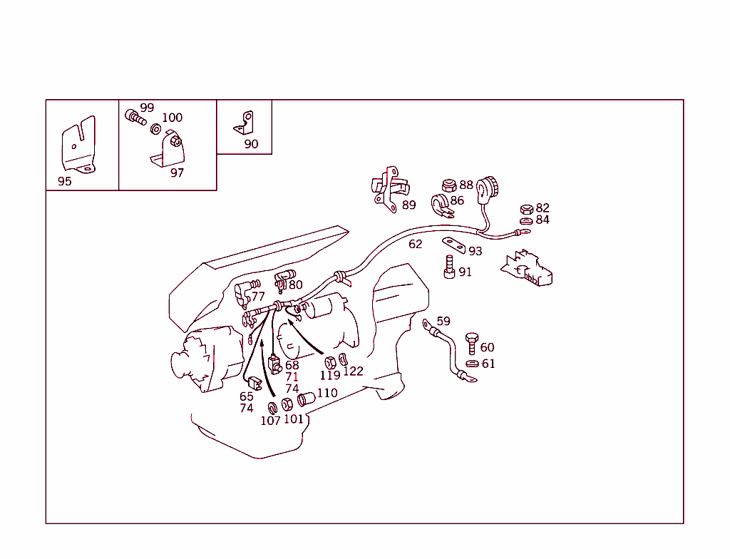 Battery,Starter/Alternator Cable
