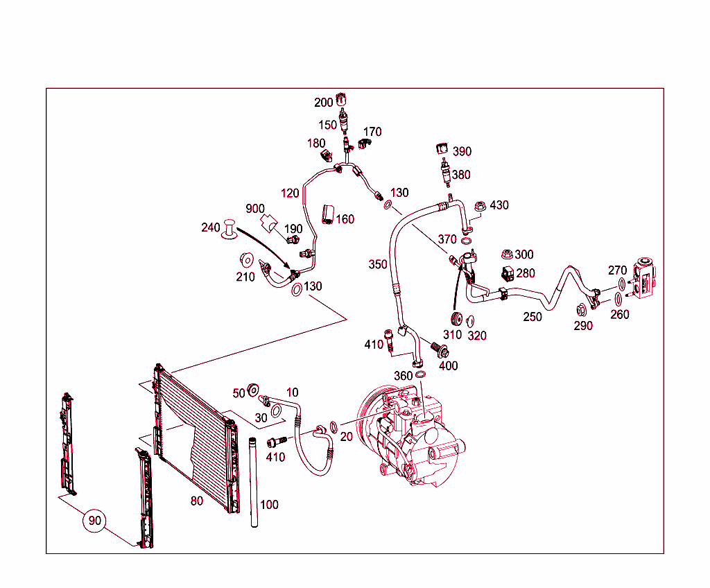 Refrigerant Line Arrangement
