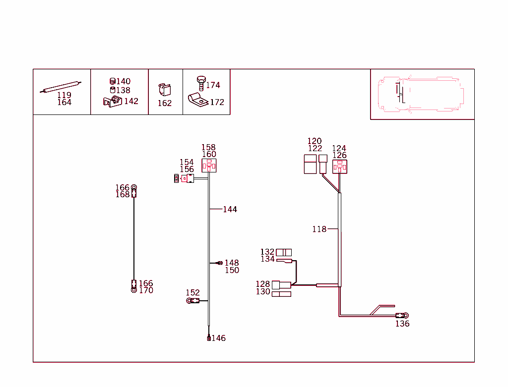 Electric Cables Used For Extra Equipment In Cowl