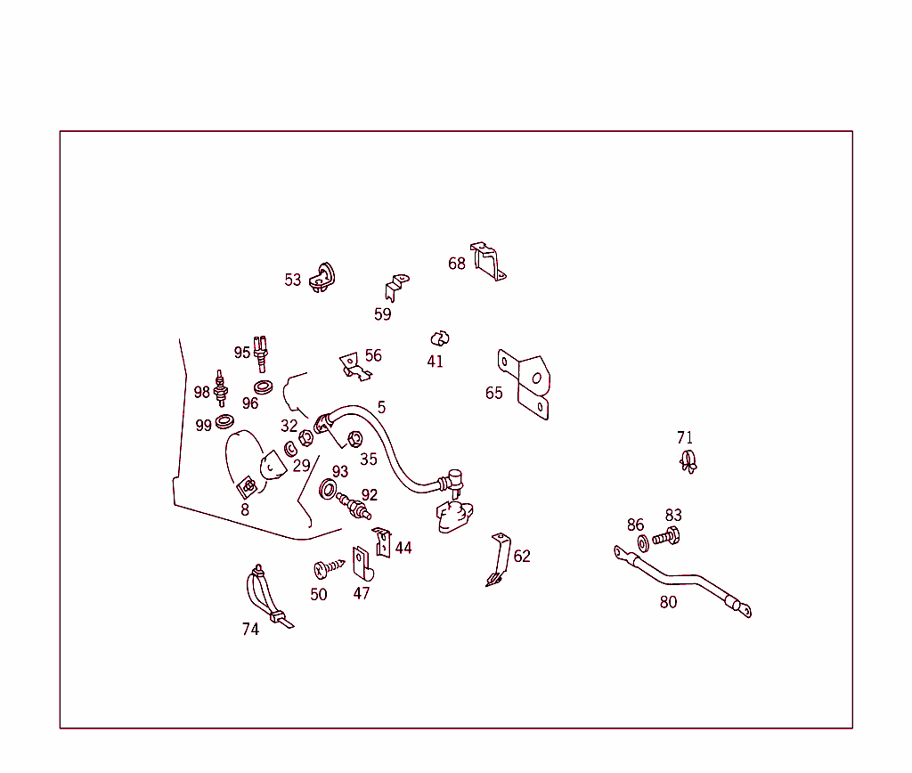 T.d.c. Sender Unit,Position Sender Unit,Knock Sensor,And Ground Strap