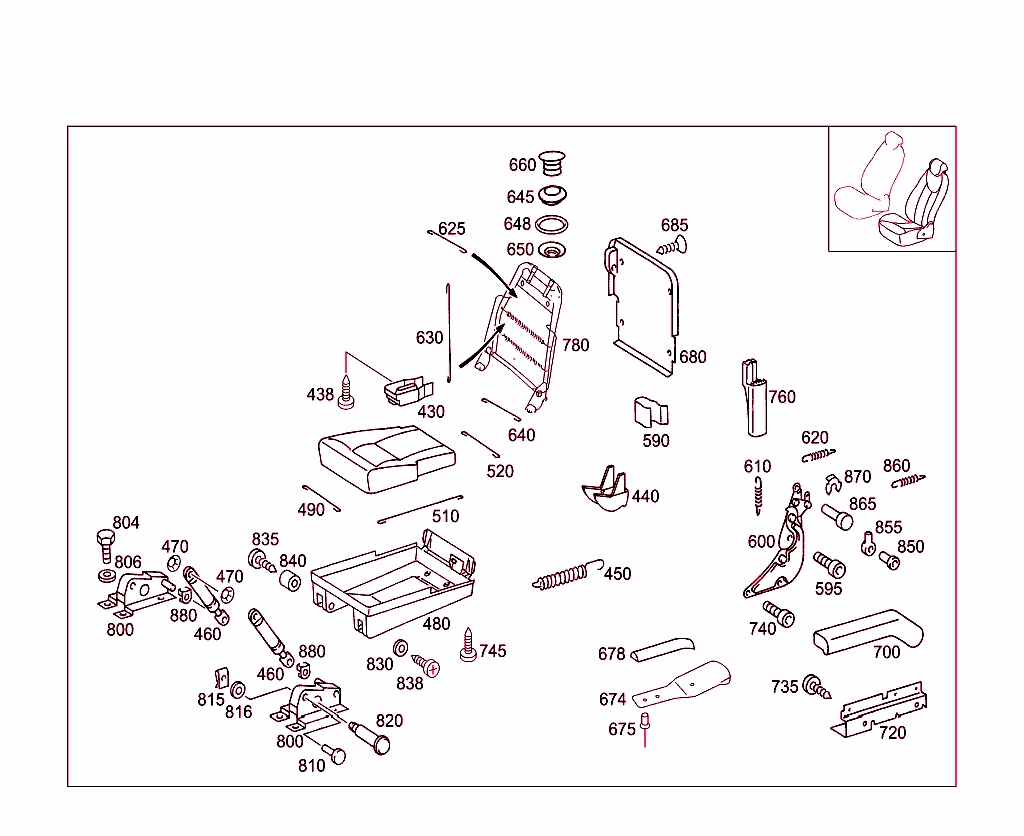 Left Rear Single Seat