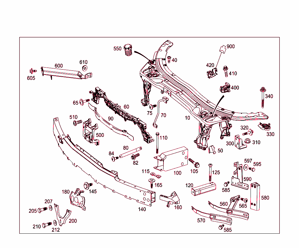 Front Stiffening And Radiator Support