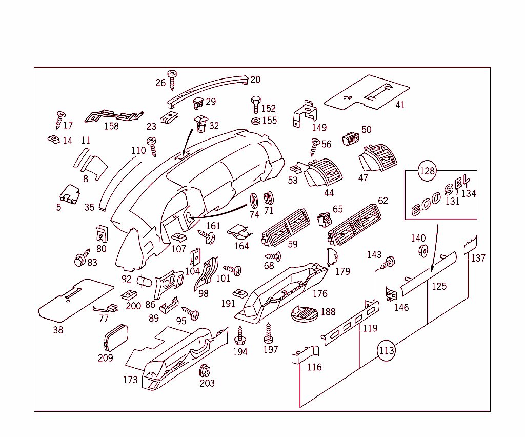 Detachable Components,Instrument Panel
