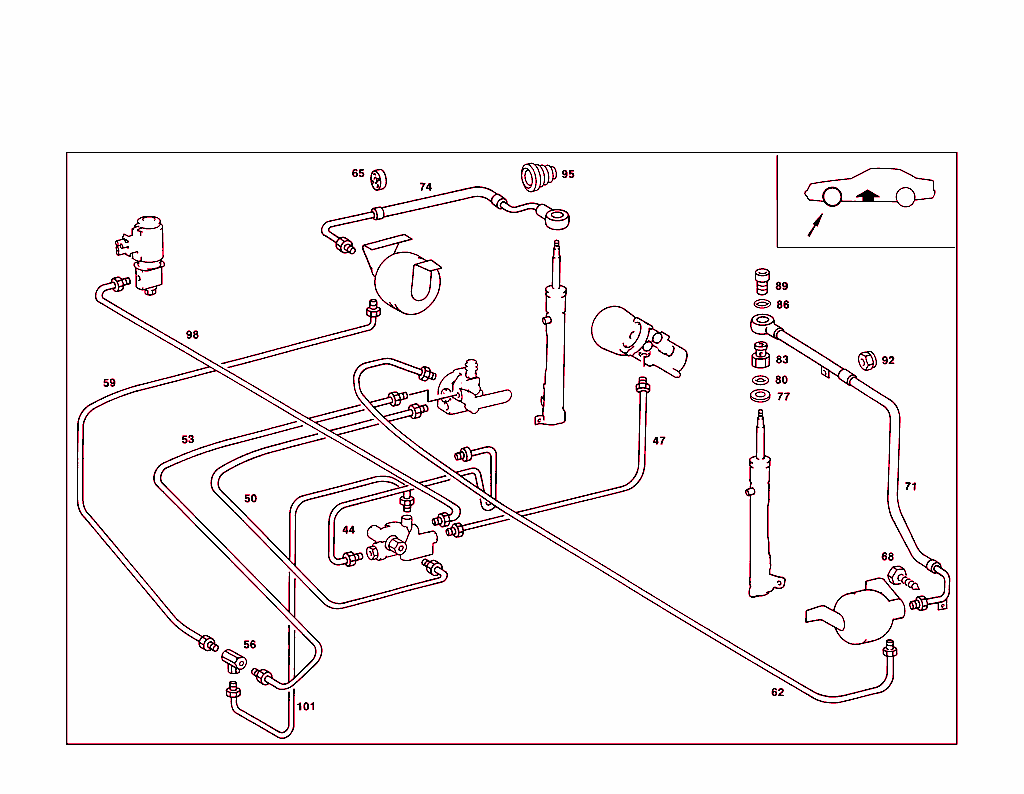 Line Arrangement In Case Of Self-Levelling Device & A S D