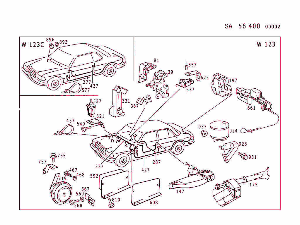 Burglary Alarm System (For Types 124,129,201 See Standard Version)
