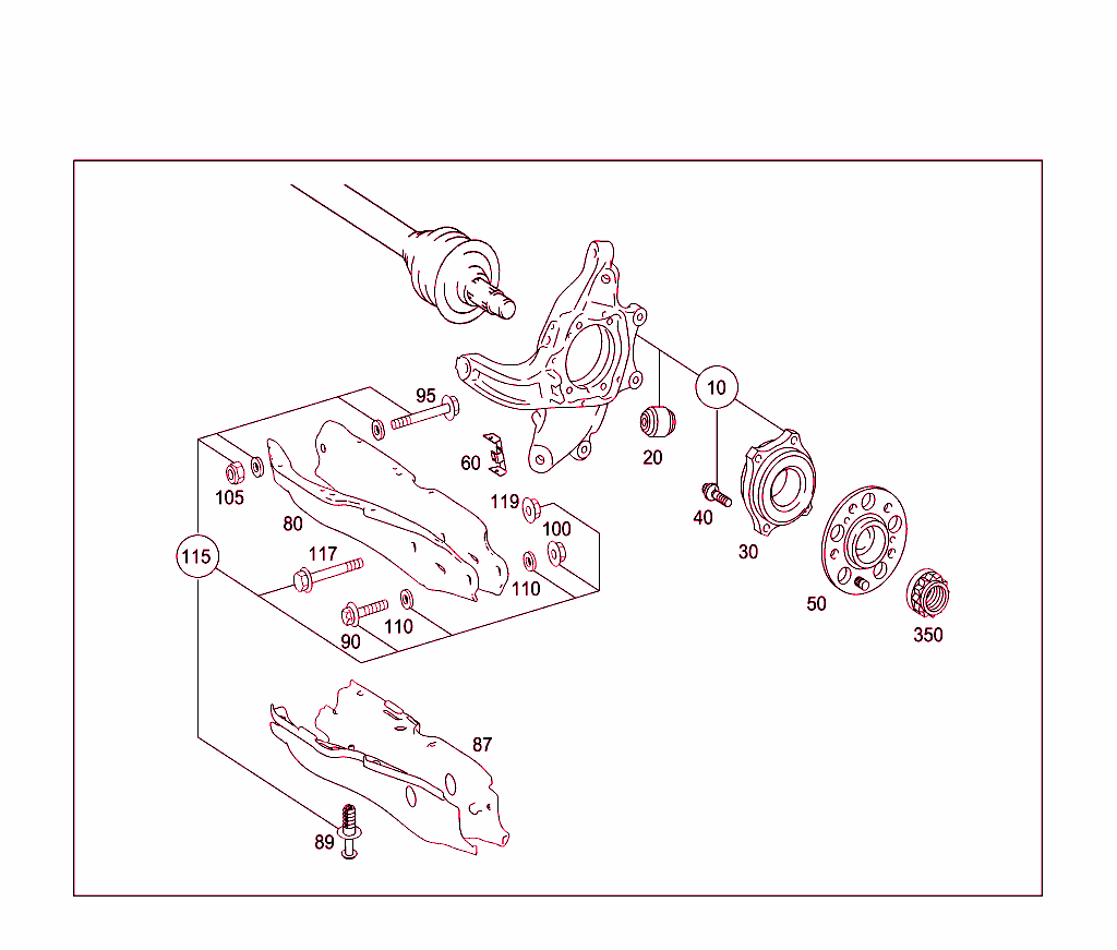 Rear Axle Suspension